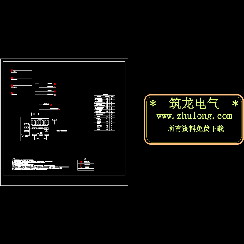 小区公共广播系统CAD图纸 - 1