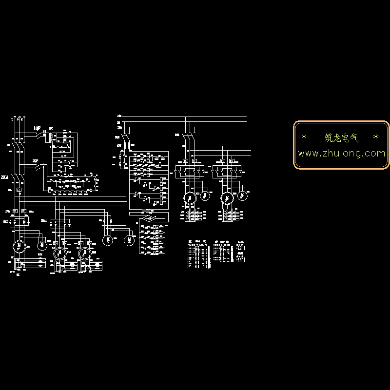 行车电气控制CAD图纸 - 1