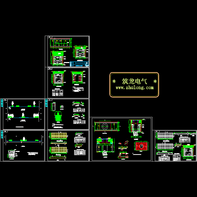 电缆沟施工CAD详图纸 - 1