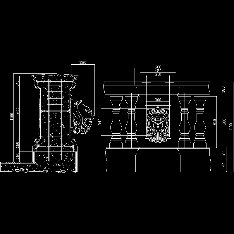 004-欧式栏杆安装应用示意.dwg