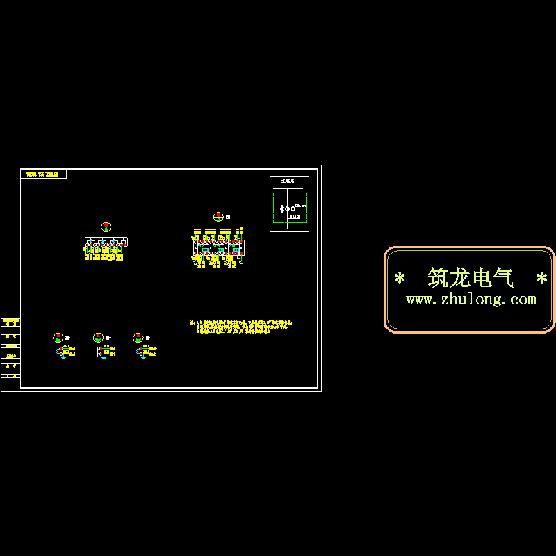 低压计量柜电表接线CAD图纸 - 1