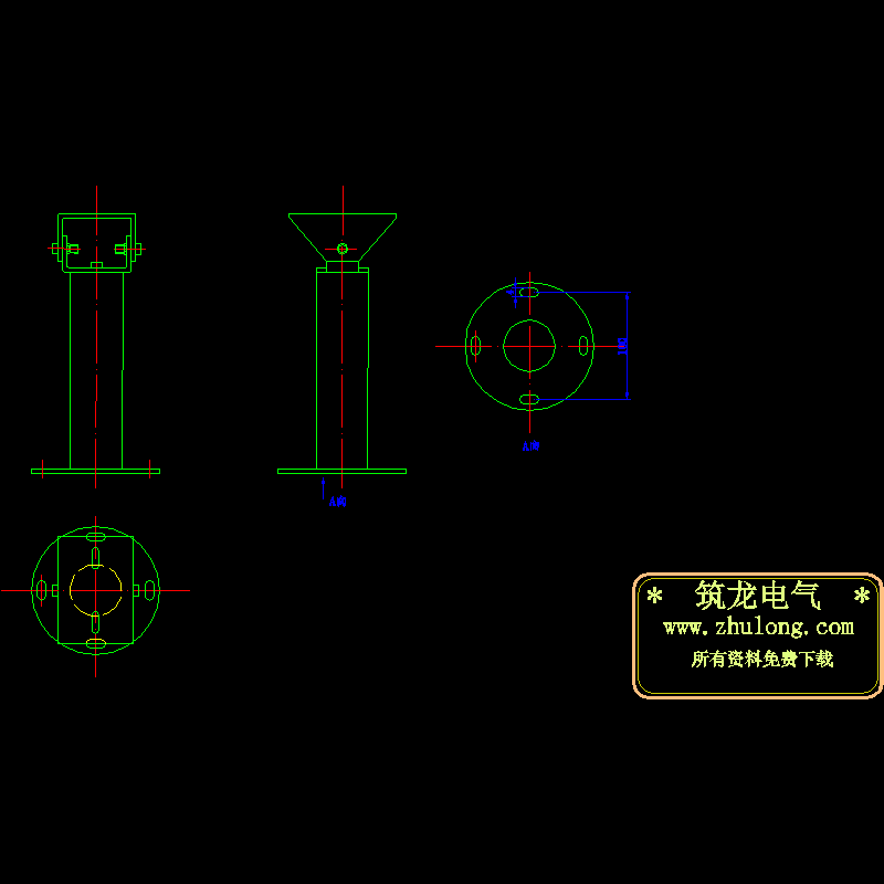 光照度仪201安装支架cf01-c-gzd、2.0、azzj.dwg