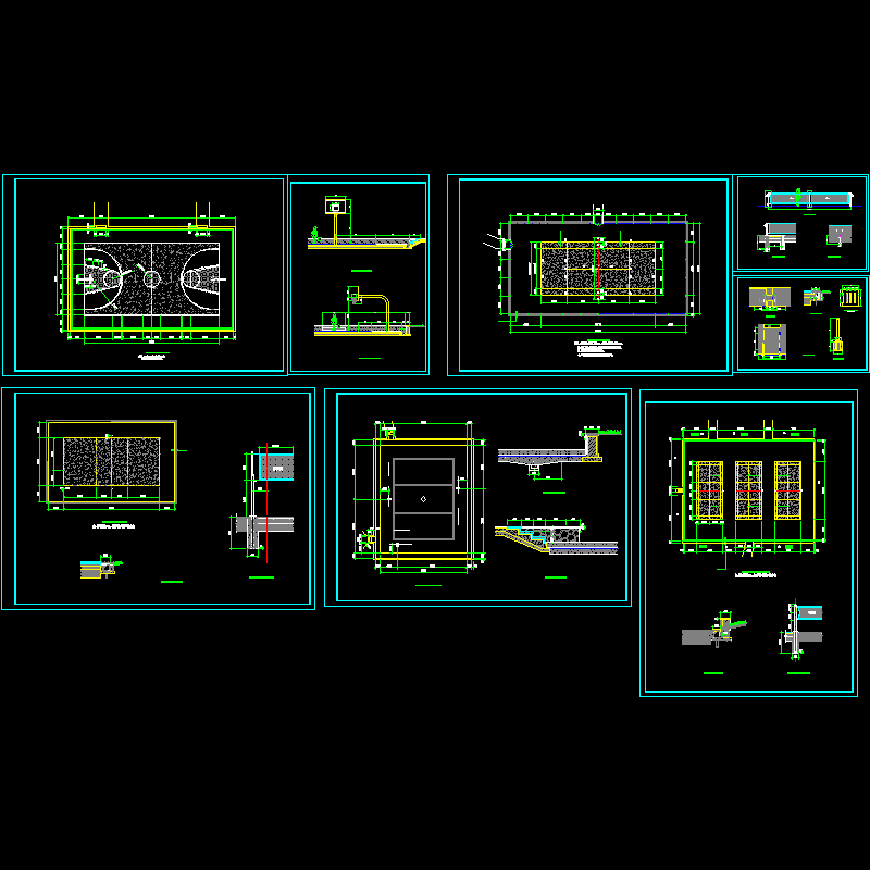 几种球场做法大样图.dwg