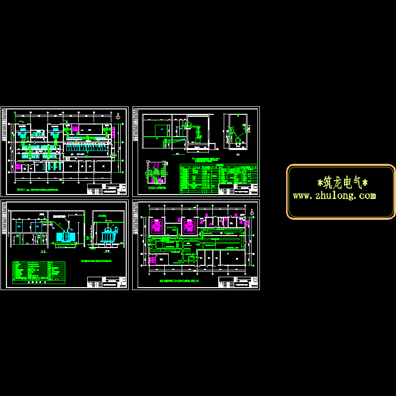 35KV高压开关站电气CAD施工图纸 - 1