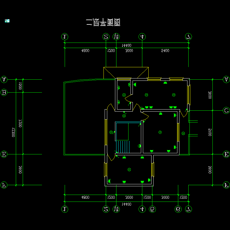 值班室强电CAD图纸 - 1