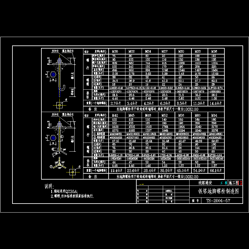 铁塔地脚螺栓通用.dwg