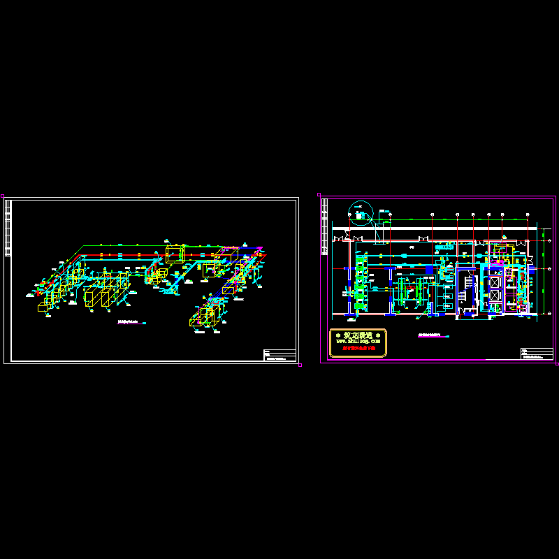 典型制冷换热站系统图.dwg