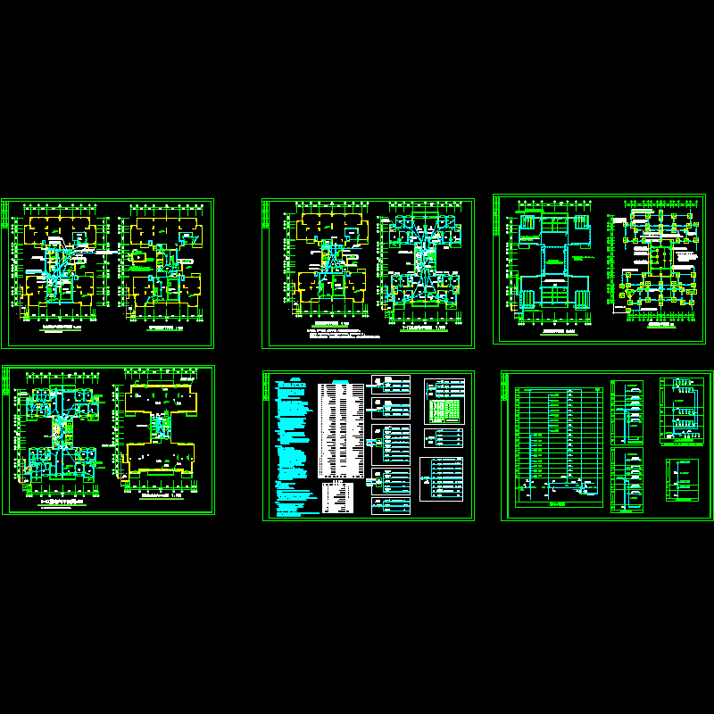 17层高层住宅电气全套CAD图纸 - 1