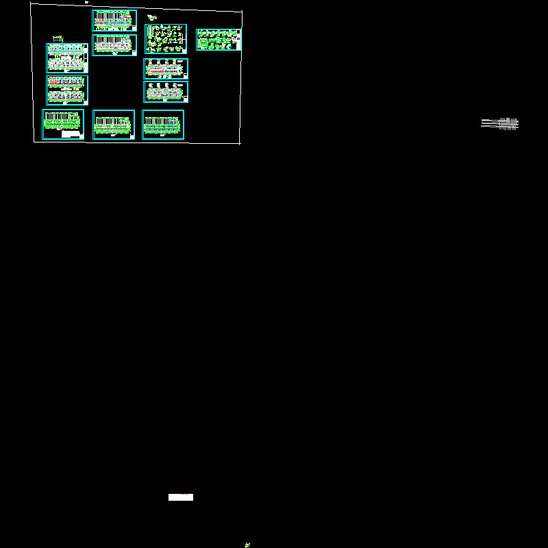 6层框架住宅结构CAD施工大样图 - 1