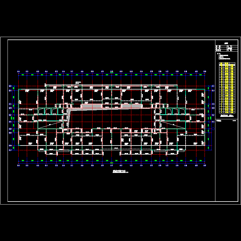 副楼屋面结构平面图.dwg