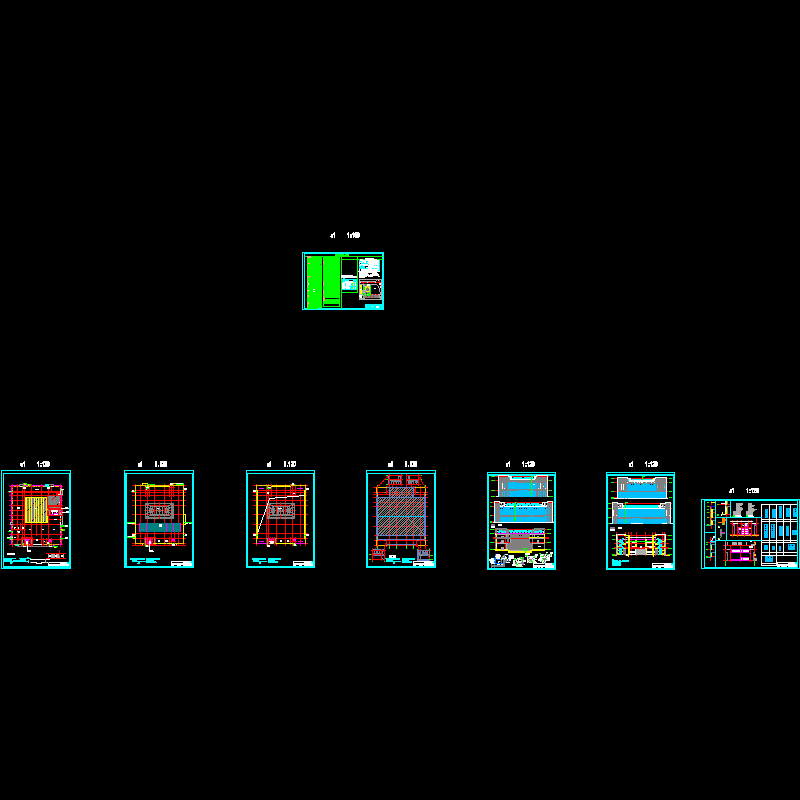 体育馆建筑平面图施工图8.11.dwg
