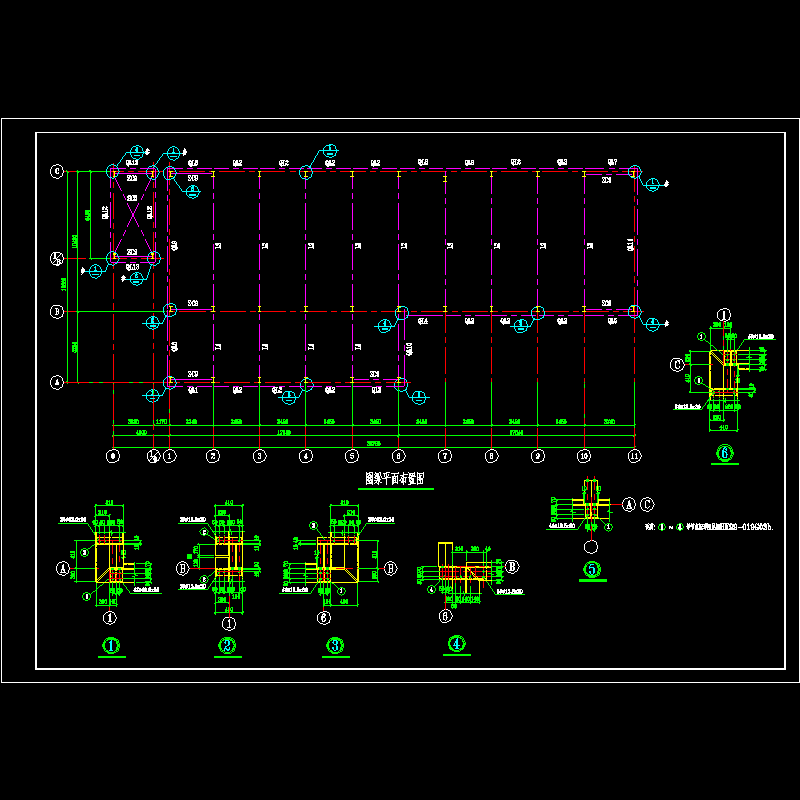 03a底层圈梁及支撑平面图.dwg