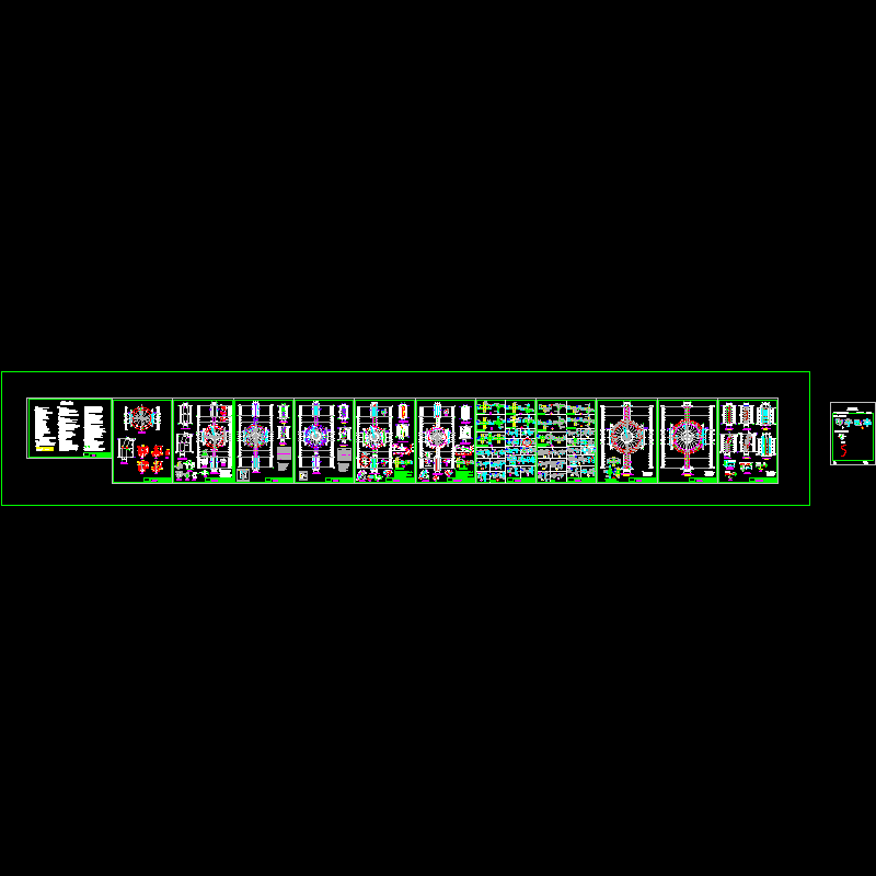 连廊施工图.dwg