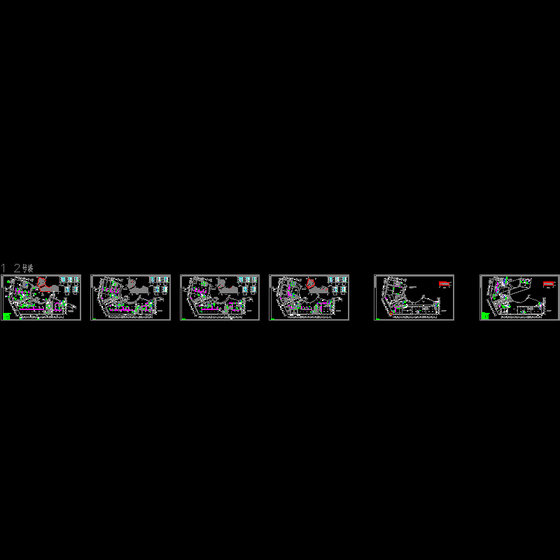 一、二号楼厨房风管平面图2016.02.25_t3.dwg