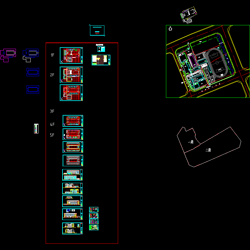 汝阳县第二高级中学综合教学楼 建筑2017-1-4.dwg