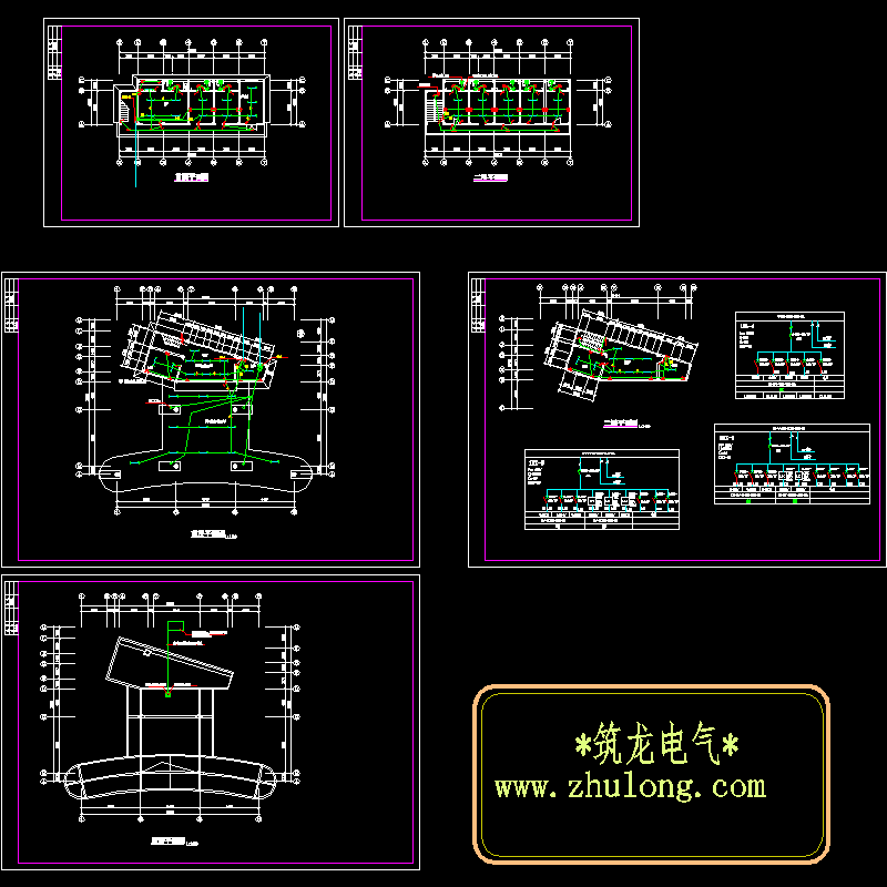 2层加油站电气CAD施工图纸 - 1