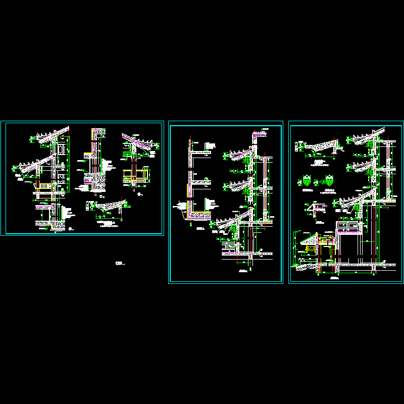 古建筑墙身大样图纸CAD - 1