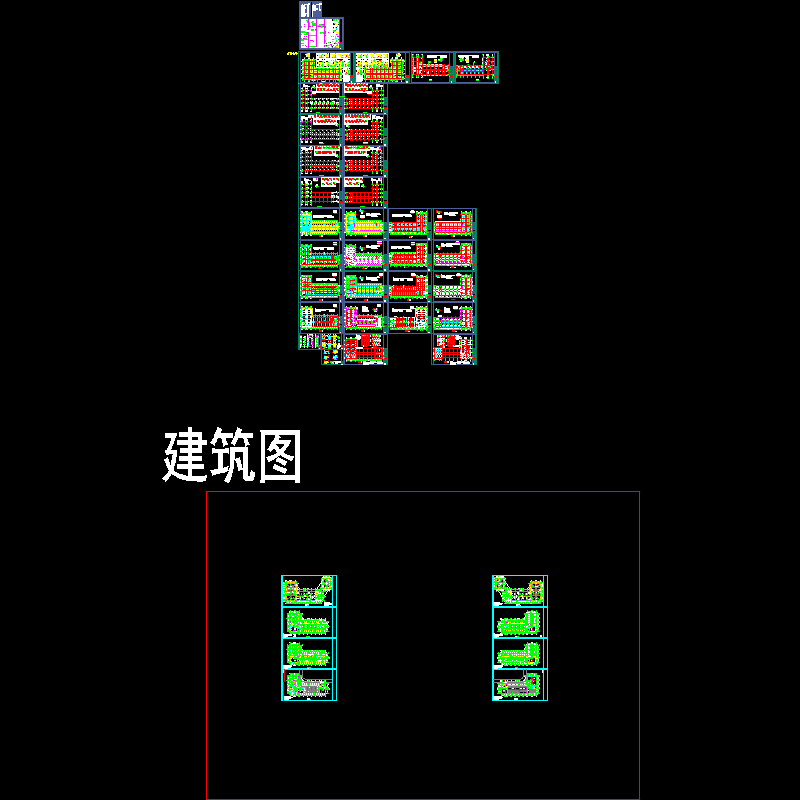 5层产业园商铺及金库框架结构CAD施工图纸 - 1