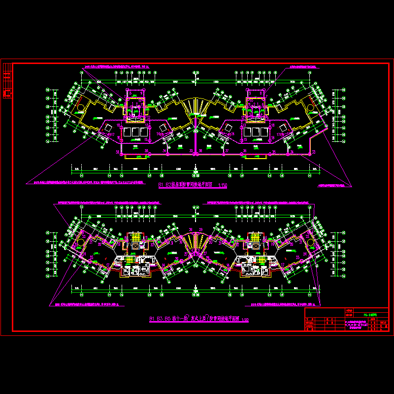 屋顶防雷平面图.dwg