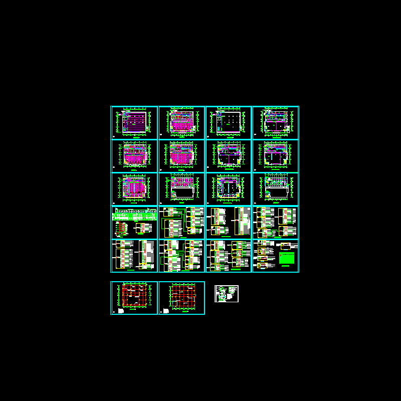 学校食堂电气CAD图纸 - 1