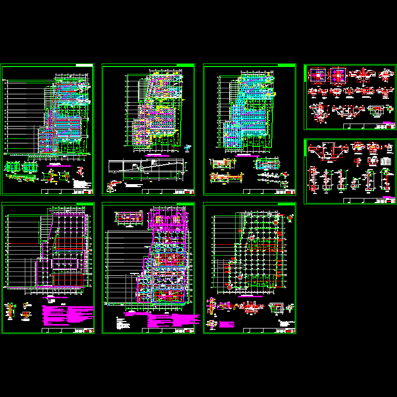 地下室结构CAD图纸 - 1