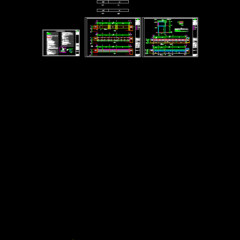 输送架桥 建筑  施工图.dwg