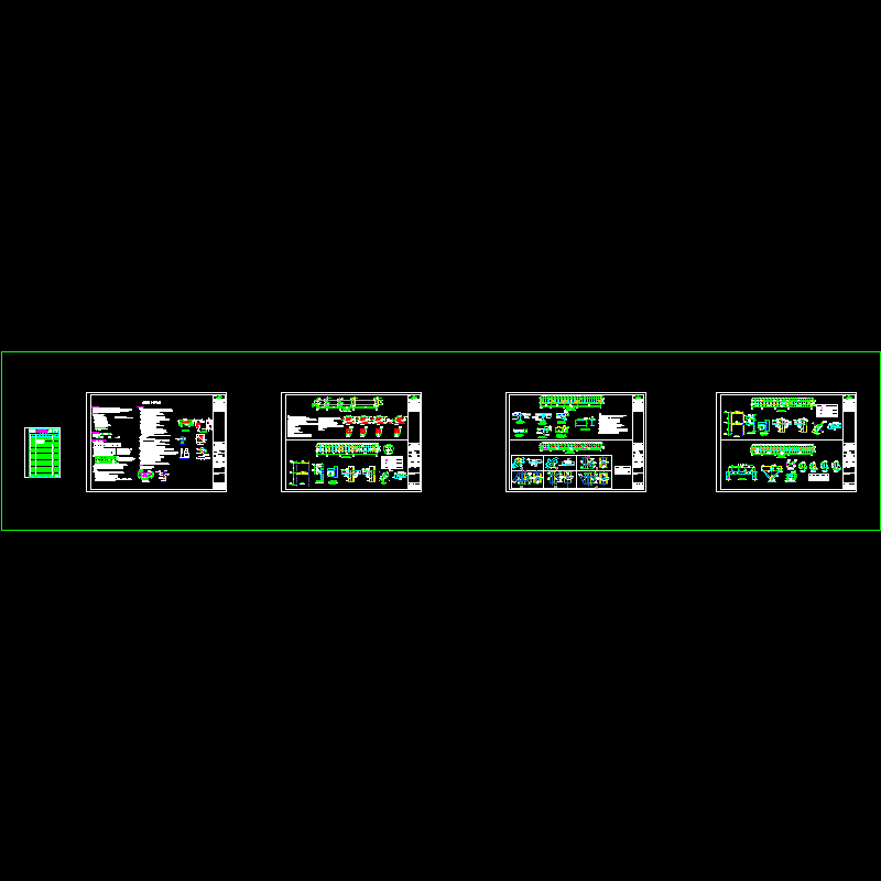 重庆 输送架桥 结构 施工图.dwg