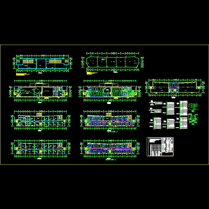 4层办公楼电气设计CAD施工图纸 - 1