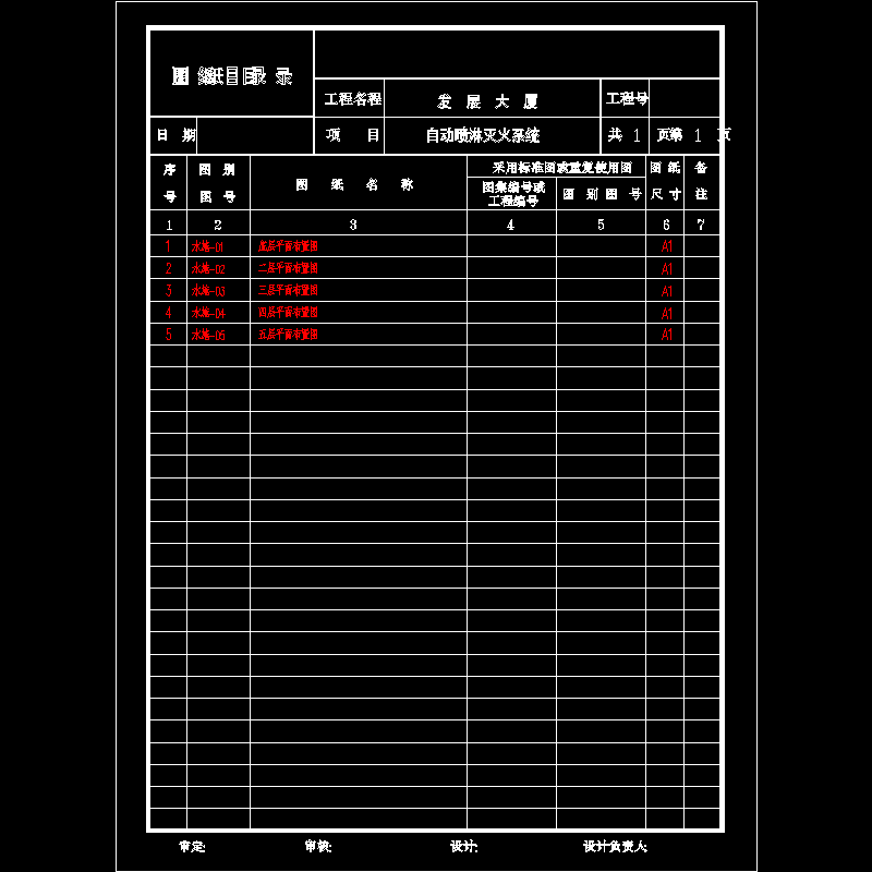 水施目录.dwg