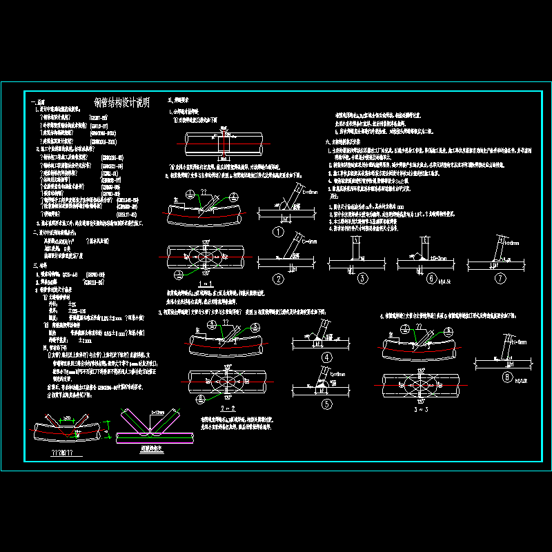 圆钢管结构设计说明 - 1