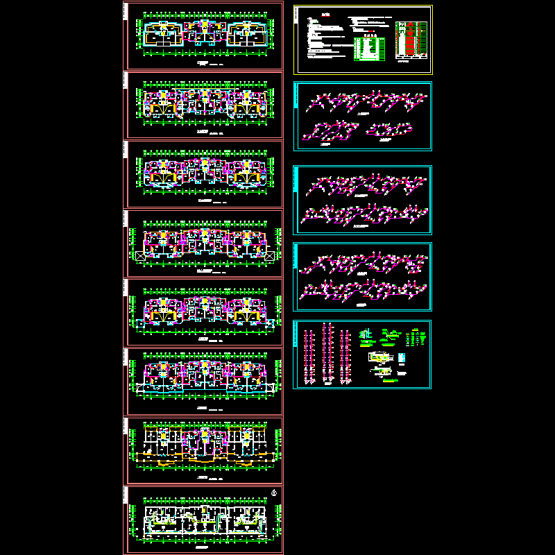 住宅楼采暖设计CAD施工大样图.dwg - 1