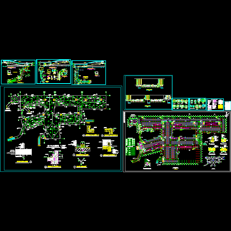 地下车库平面及CAD详图纸，共6张.dwg - 1