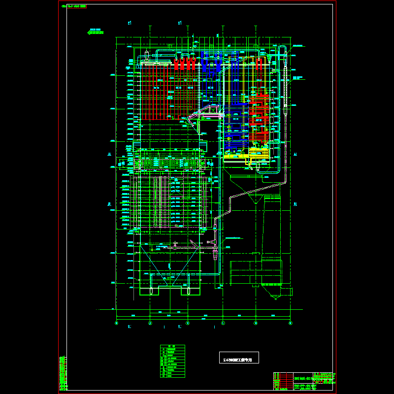 锅炉总图－纵剖图01.dwg