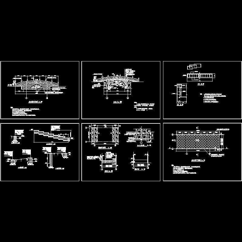 金水桥施工CAD图纸 - 1