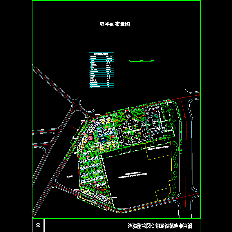 美食城商住小区平面图.dwg