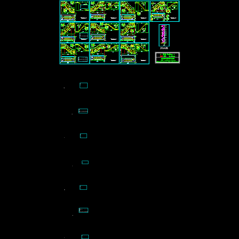 钢楼梯结构详图.dwg