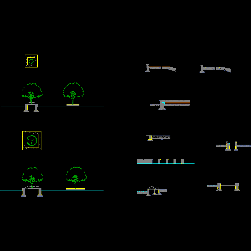 景观CAD施工图纸通用节点详图纸 - 1