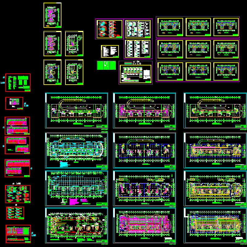 上16层商住楼电气全套CAD施工图纸.dwg - 1