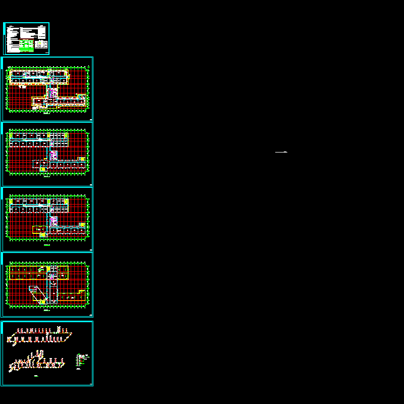 上4层教学楼采暖CAD图纸（设计说明） - 1