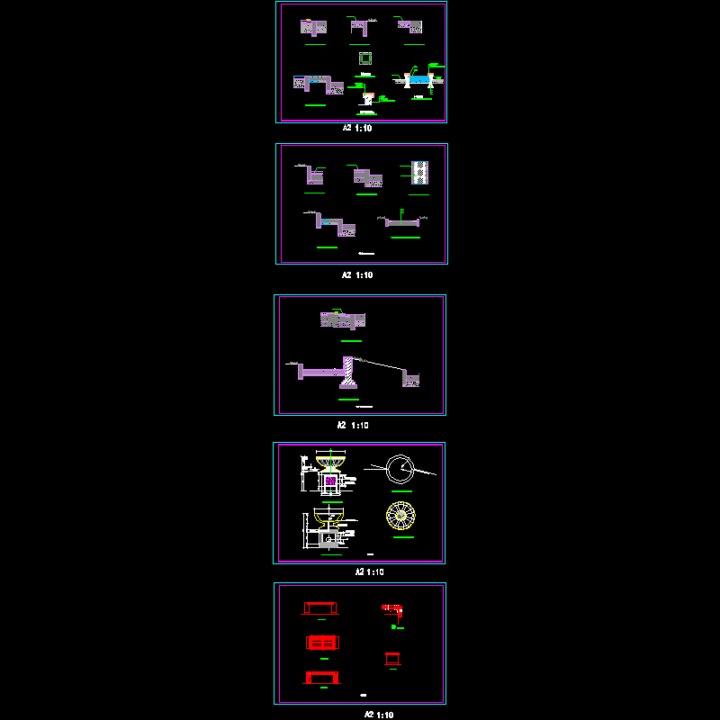 花钵,座椅,广场剖节点.dwg