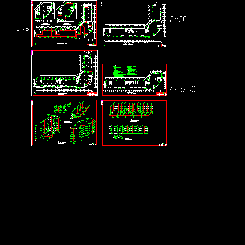 底商办公楼采暖设计（6张）.dwg - 1