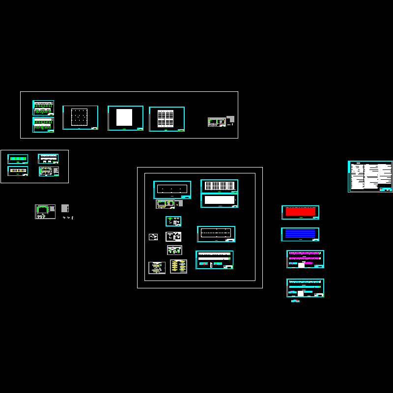 钢结构厂房结构施工CAD图纸(施工cad).dwg - 1