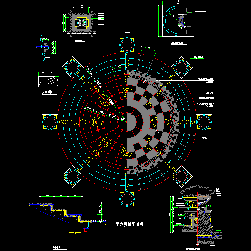 2.3旱地喷泉详图.dwg