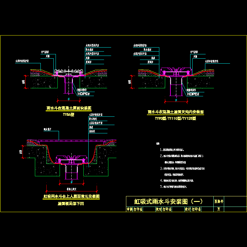 雨水斗标准图.dwg