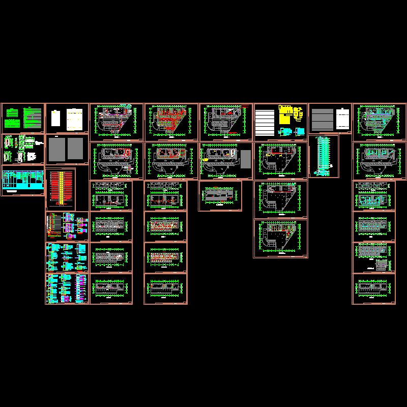 14035平米15层单身公寓建筑电气全套.dwg - 1