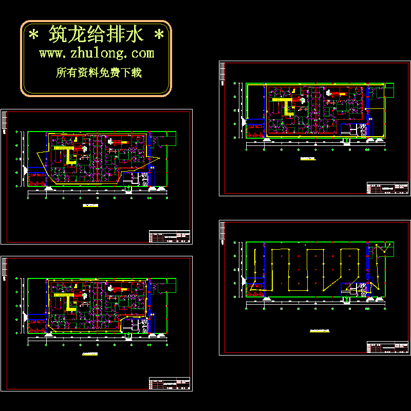 制药公司消防工艺CAD图纸 - 1