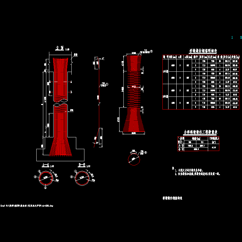 桥墩墩柱钢筋构造.dwg