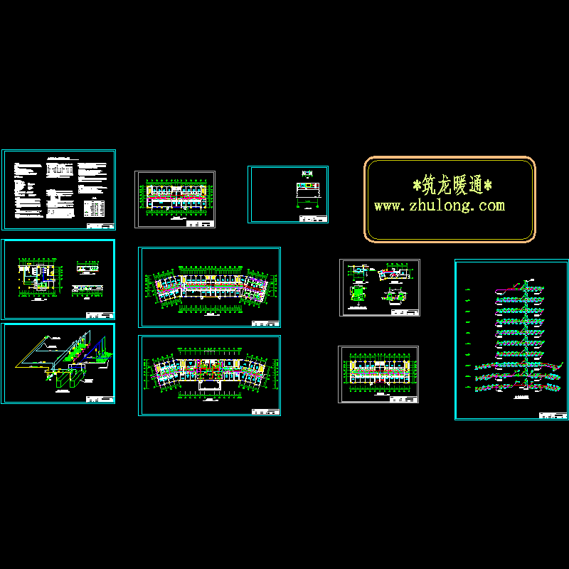 公安局11层办公指挥大楼暖通设计.dwg - 1