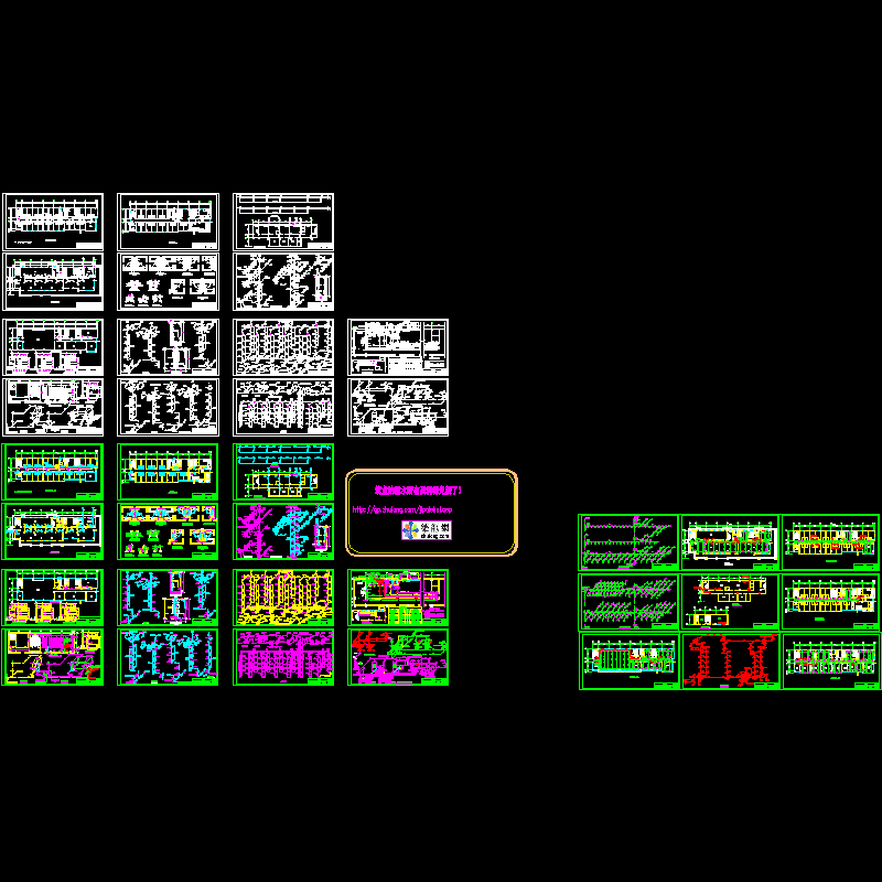 8层宾馆给排水设计CAD图纸.dwg - 1