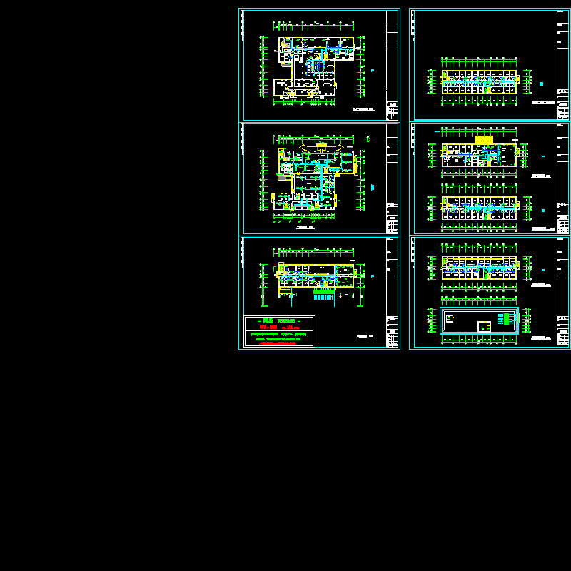 10层综合楼空调CAD施工图纸.dwg - 1